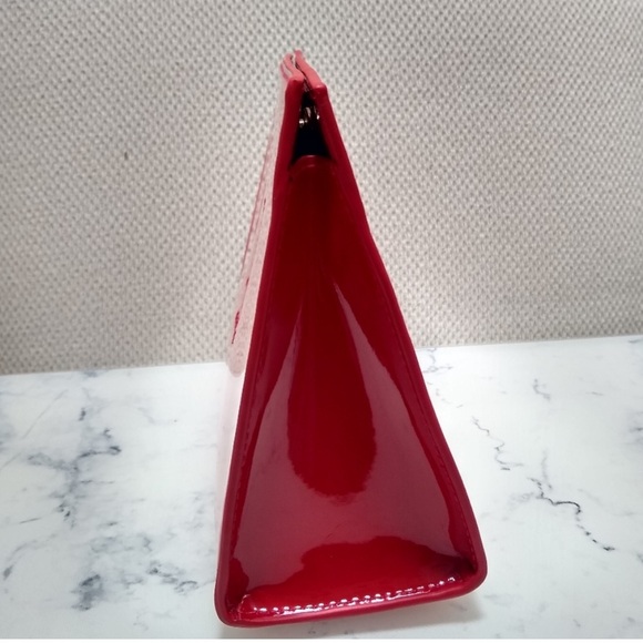 YSL Beaute Patent leather purse Cosmetic Makeup Bag Clutch nwt beauty pouch - Picture 6 of 8